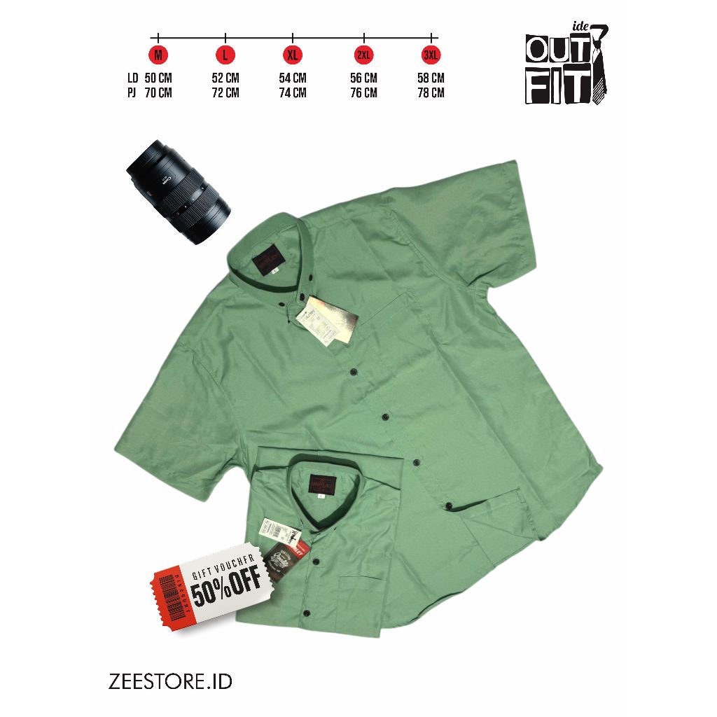 Kemeja Polos Hijau Toska | Hijau Tosca | Wardah | Hijau Mint Kemeja Pria Lengan Panjang Dan Pendek