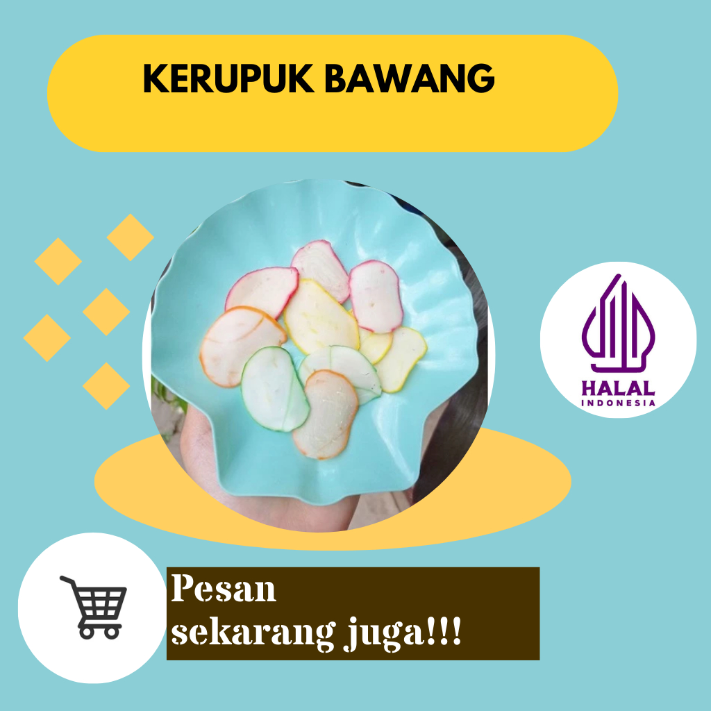 

Kerupuk bawang putih warna Krupuk bawang mentah