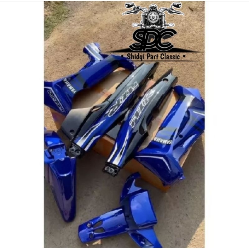 Paket Body Full Set Yamaha Fiz R FizR F1zR Warna Biru Kombinasi Hitam Glossy Termurah Terlaris Repli