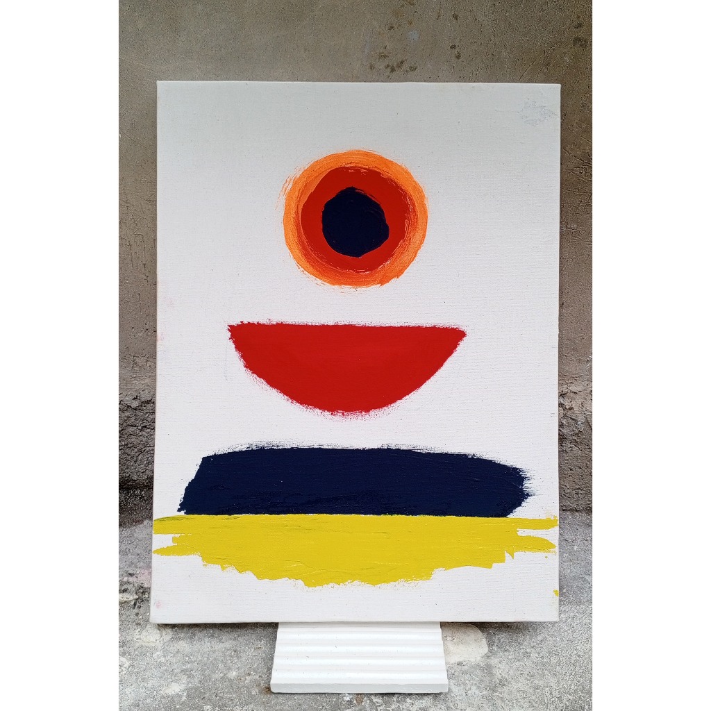 Lukisan Abstrak Kanvas