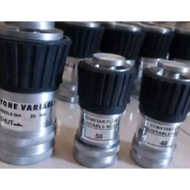 Variabel nozzle spray plus connektor selang 1,5inchi 2inchi 2,5inchi