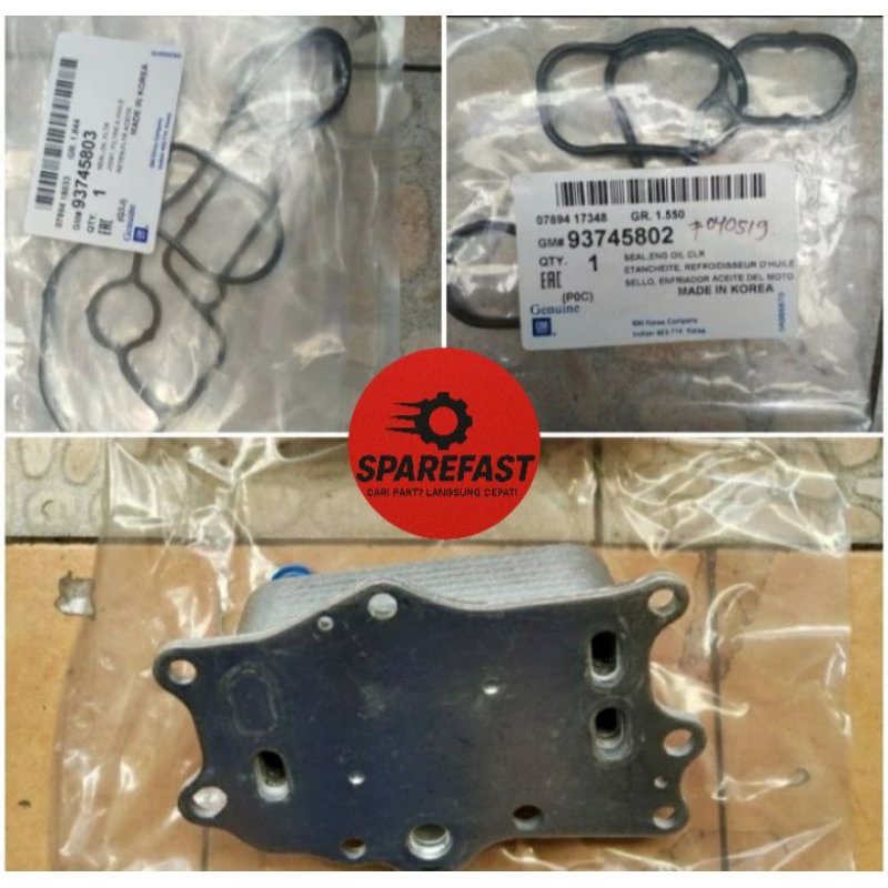 Oil Cooler Set Oil Cooler + Seal Oil Cooler 93745803 dan 93745802