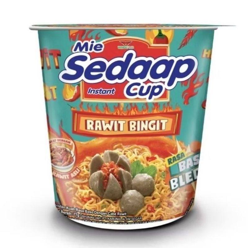 

Sedaap Mi Instan Cup Rasa Baso Bledos 81 gram Batam