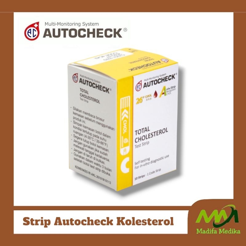 STRIP AUTOCHECK KOLESTEROL  STRIP ISI ULANG AUTOCHECK KOLESTEROL
