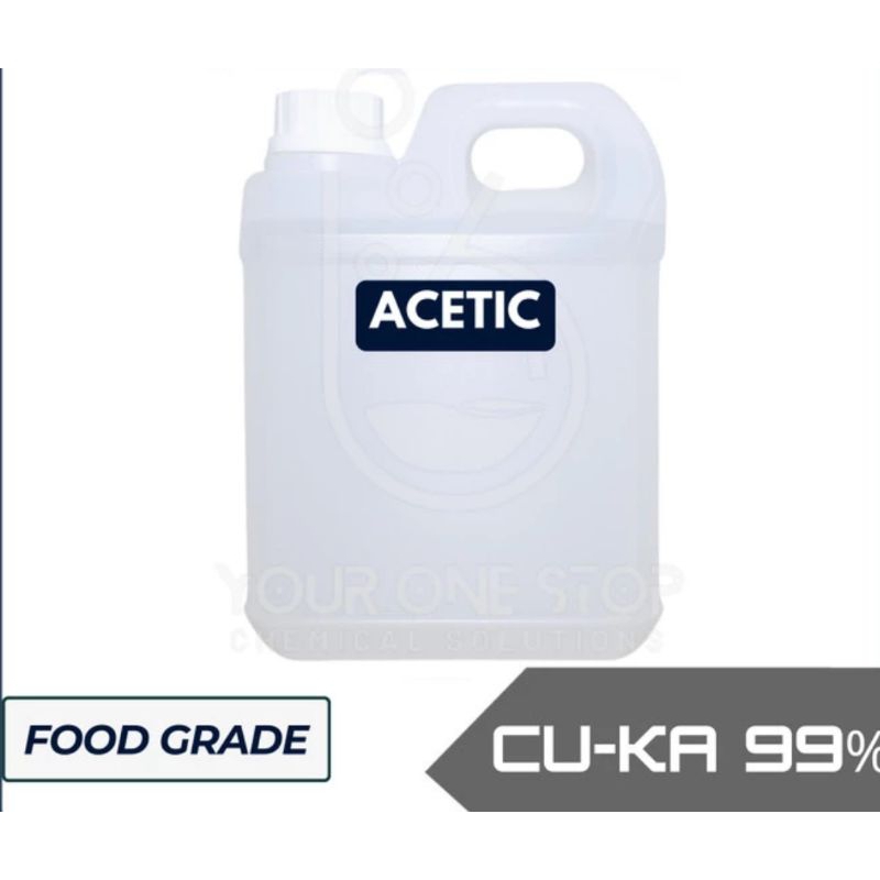 

Cuka food grade/Acetic Acid 99%/cuka makanan/cuka dapur kemasan 1kg