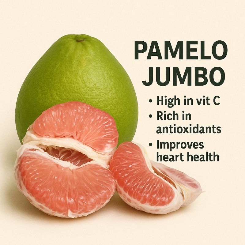 

Jeruk Pamelo Madu Muria berat 2kg-2,5kg JUMBO