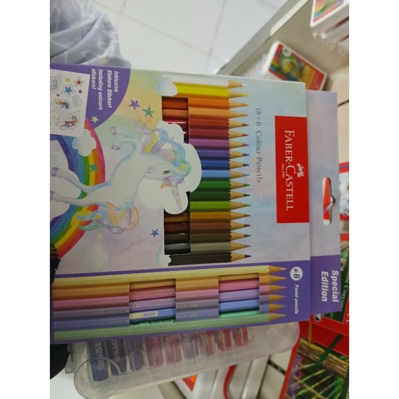

faber castel 18 + 6 pastel colour