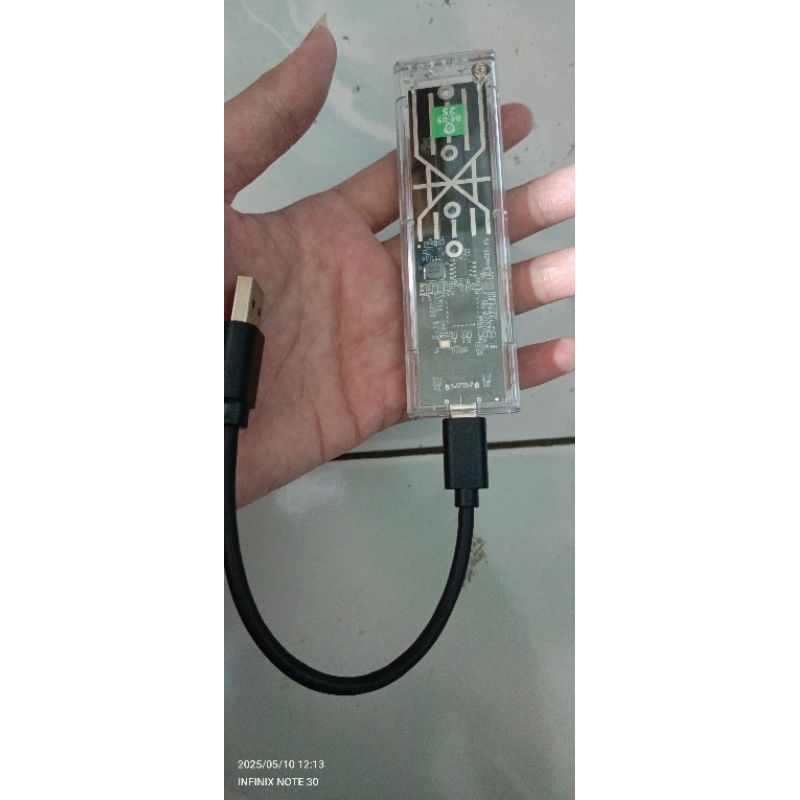 SSD NVME enclosure 250gb pny bekas masih fresh