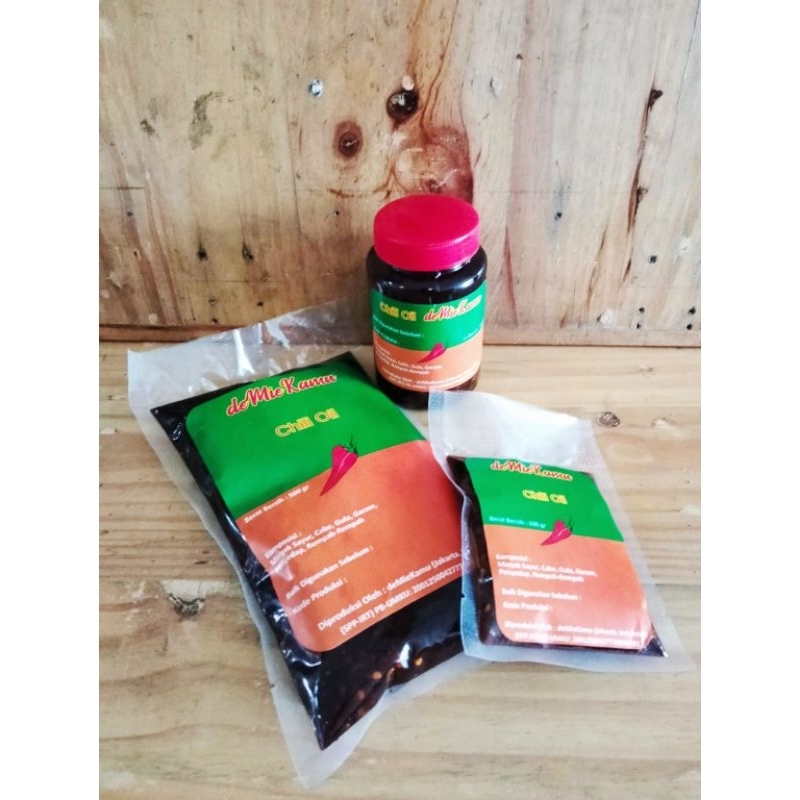

Bundling Chili Oil (100 gram/300 ml/500 gram)