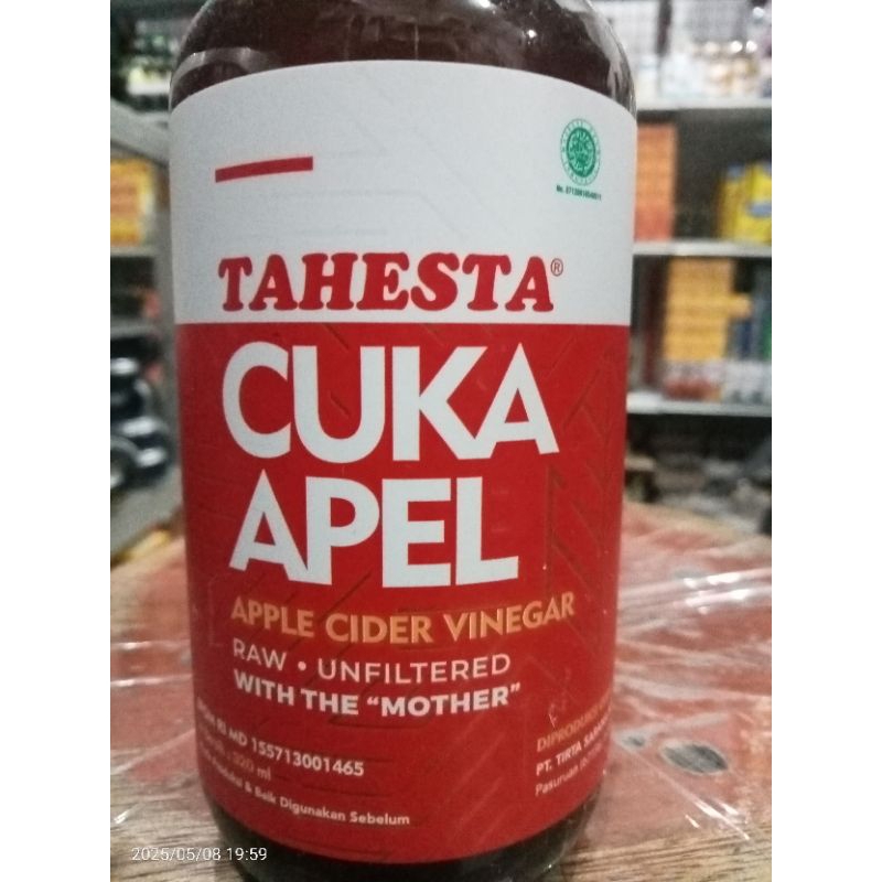

Cuka Apel Tahesta 320 Ml Original Kemasan Baru