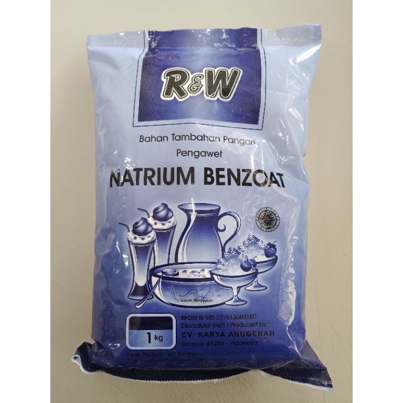 

PENGAWET MAKANAN ROTI BENZOAT 1KG