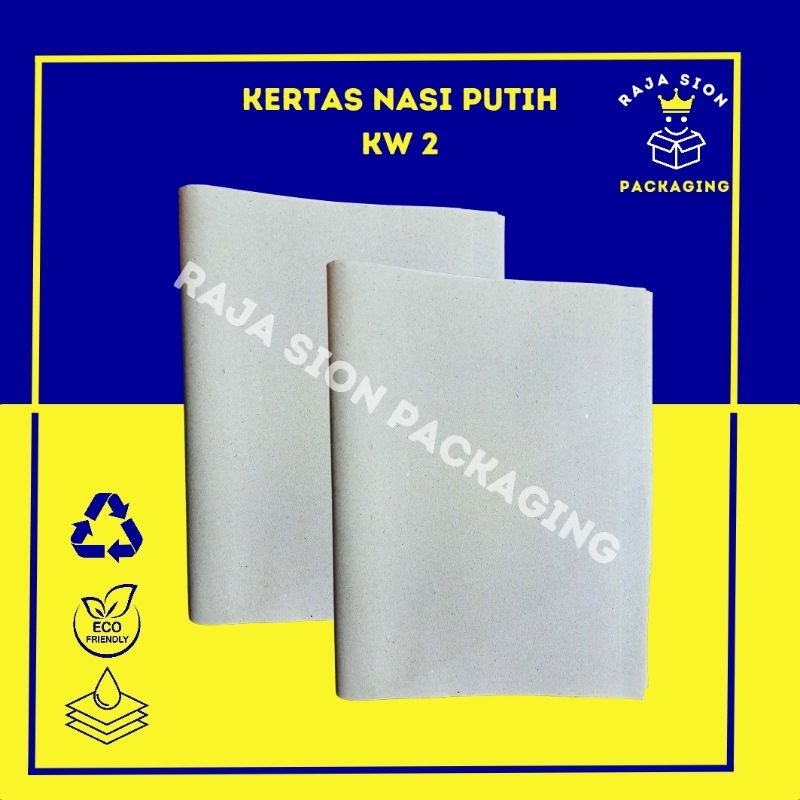Kertas Putih KW 2 / Kertas Luaran Nasi Padang / Kertas Putih Halus 1 KG