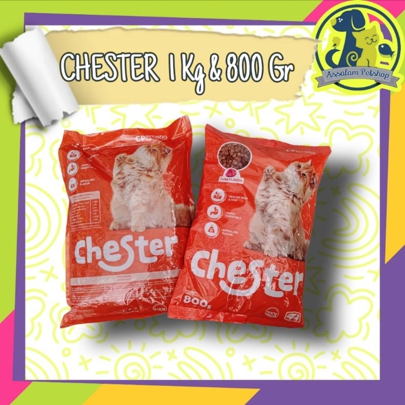 Chester Cat Food 1kg / chester 800 gr