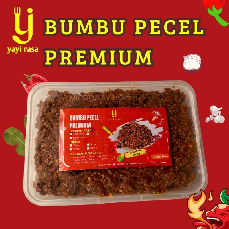 

BUMBU PECEL PREMIUM - BAHAN PREMIUM - 100% Kacang.