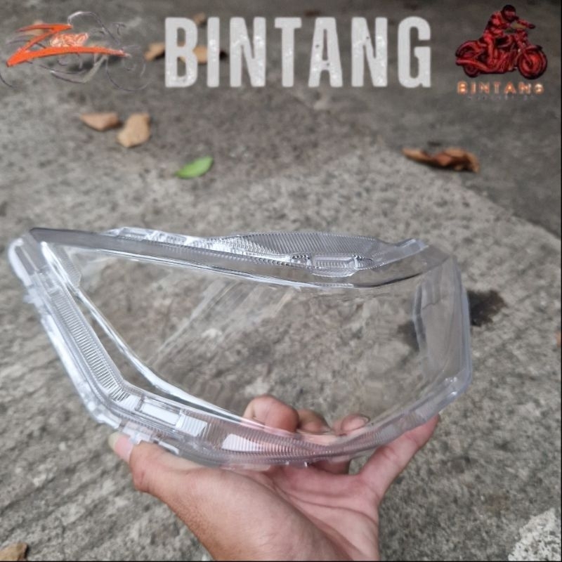 Mika Lampu Depan Beat Deluxe 2020-2023 Mika Bening Polos  Import