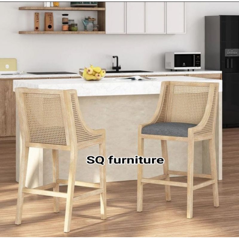 Stool Bar Rotan