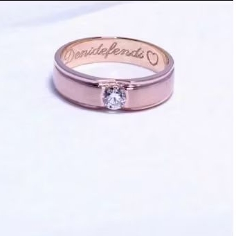 Cincin kawin/tunangan, couple Emas