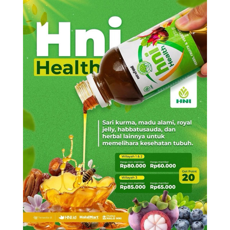 

Madu Buah Anak HNI Health Extrafood Madu Gemuk