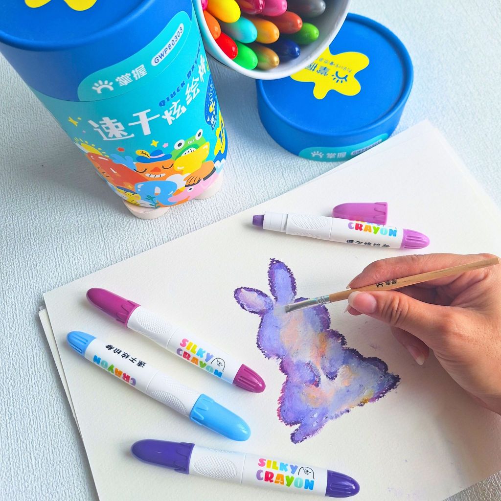 

GRASP Tabung SILKY Crayon Mata Sedang Aman untuk Anak & Gak Bikin Berantakan