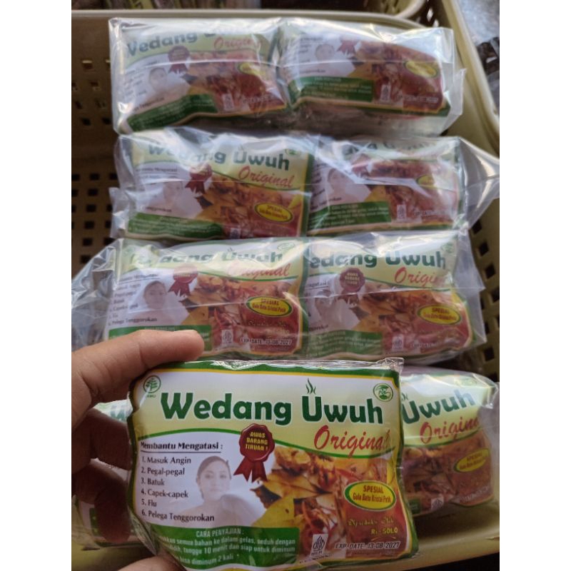 

WEDANG REMPAH/WEDANG UWUH RI SOLO kemasan pack isi 10 sachet