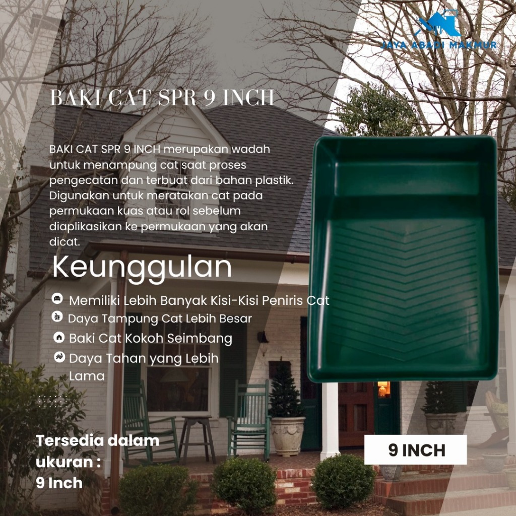 

Baki Cat SPR 9 inch / Wadah Cat