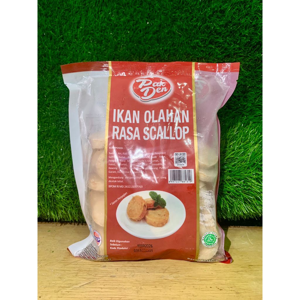 

Pak Den Ikan Olahan Rasa Scallop Berat 500g