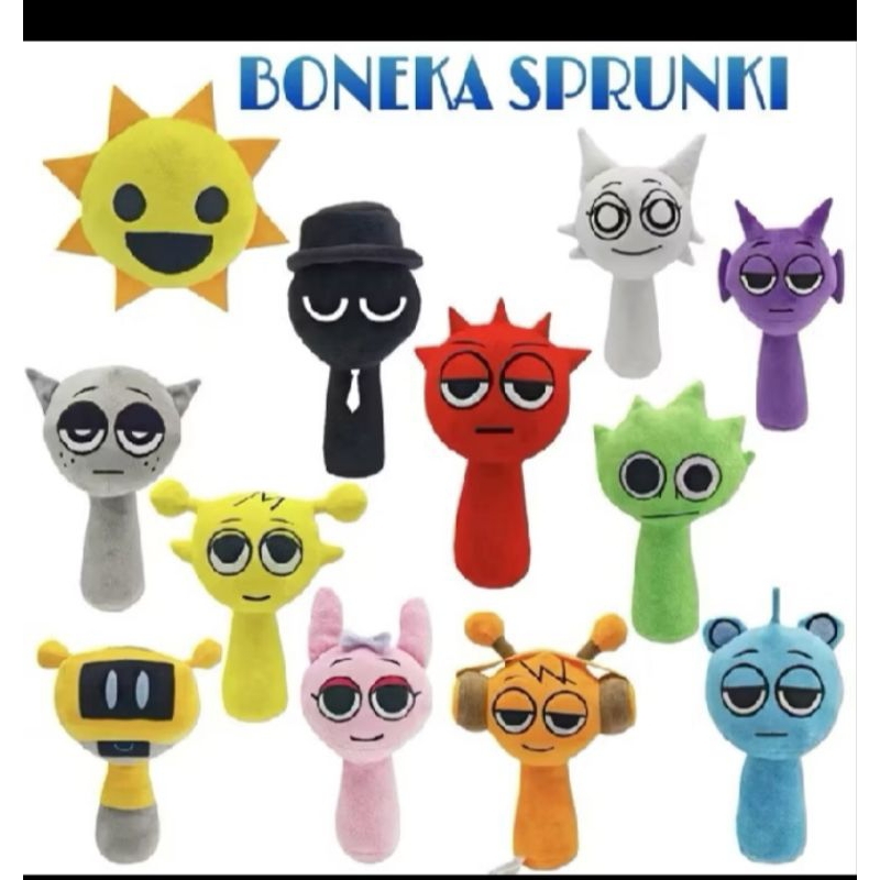 40cm boneka sprunki / boneka horor game