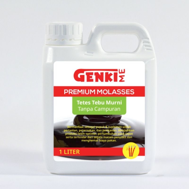 genkyme molase sari teres tebu murni 100℅ kemasam 1 ltr
