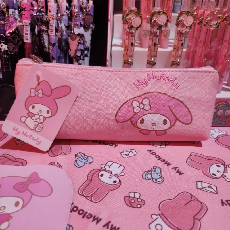 

Tempat Pensil Zipper Melody Original Sanrio Moshi Moshi Bangkok