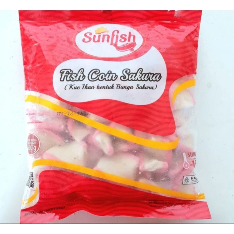 

SUNFISH FISH COIN SAKURA 500Gr