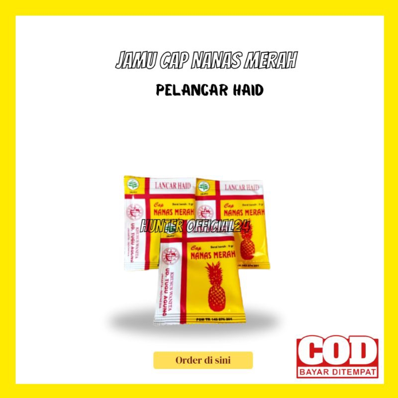 

BPOM jamu lancar haid cap nanas merah asli original jamu nanas merah lancar haid obat pelancar haid