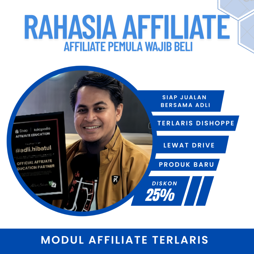 MODUL AFFILIATE ECOURSE AFFILIATE MODUL AFFILIATE PEMULA