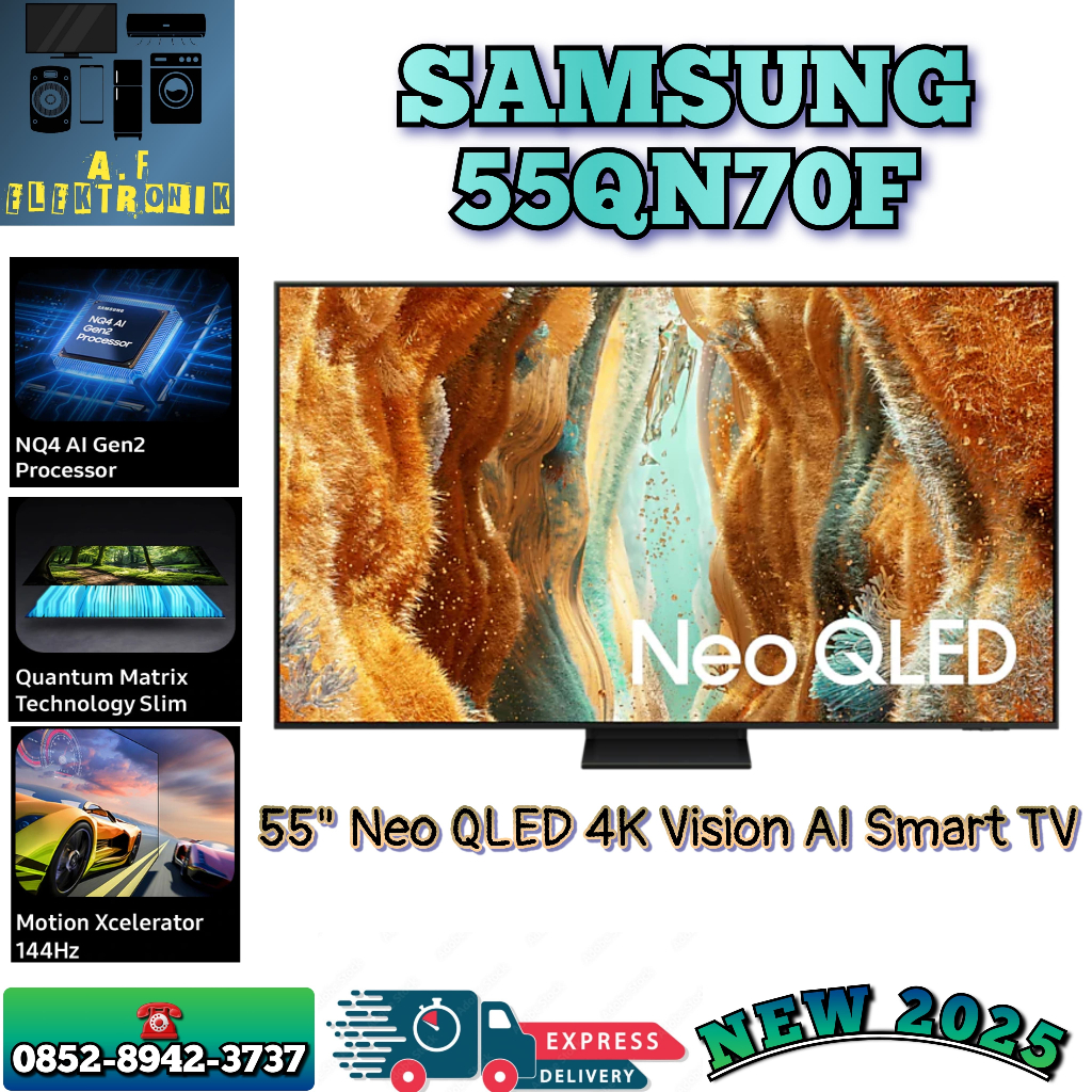 SAMSUNG 55QN70F NEO QLED 4K VISION AI SMART TV 55 INCH / QA55QN70F