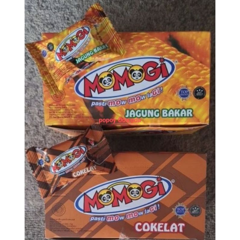 

Momogi coklat jagung bakar 1 box Isi 10 Pcs 120Gr