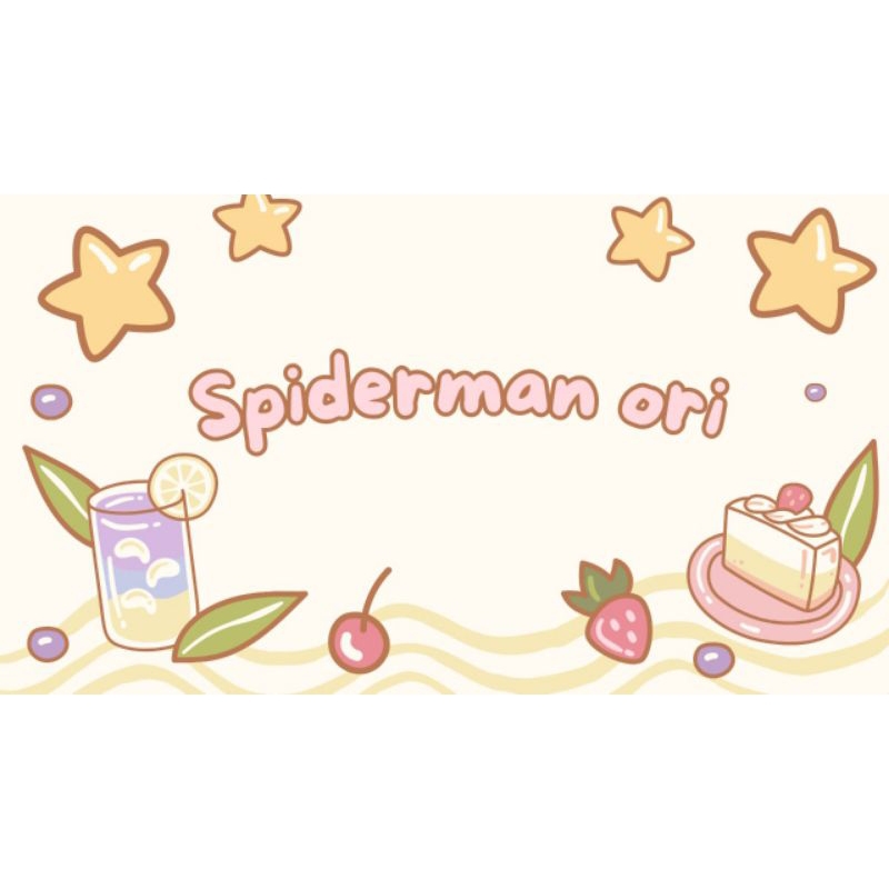 

stiker spiderman original 100%