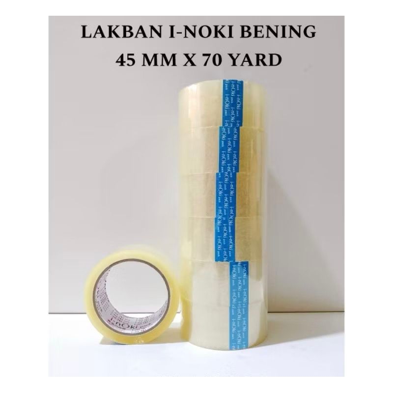

LAKBAN KYOTO 45 MM × 70 yard / harga perpcs / LAKBAN I-NOKI