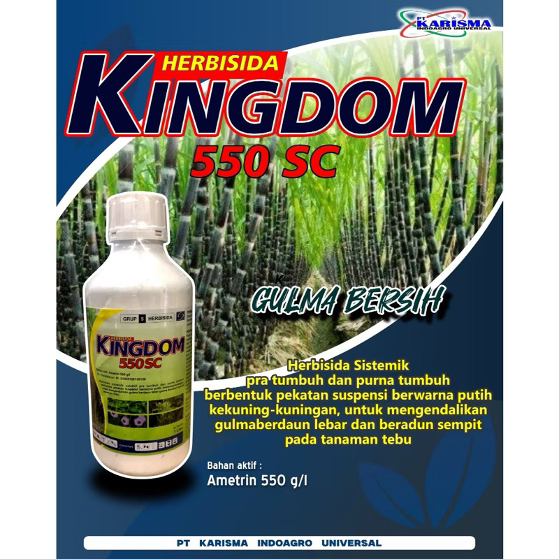 KINGDOM 550SC 1L HERBISIDA PEMBASMI rumput bandel
