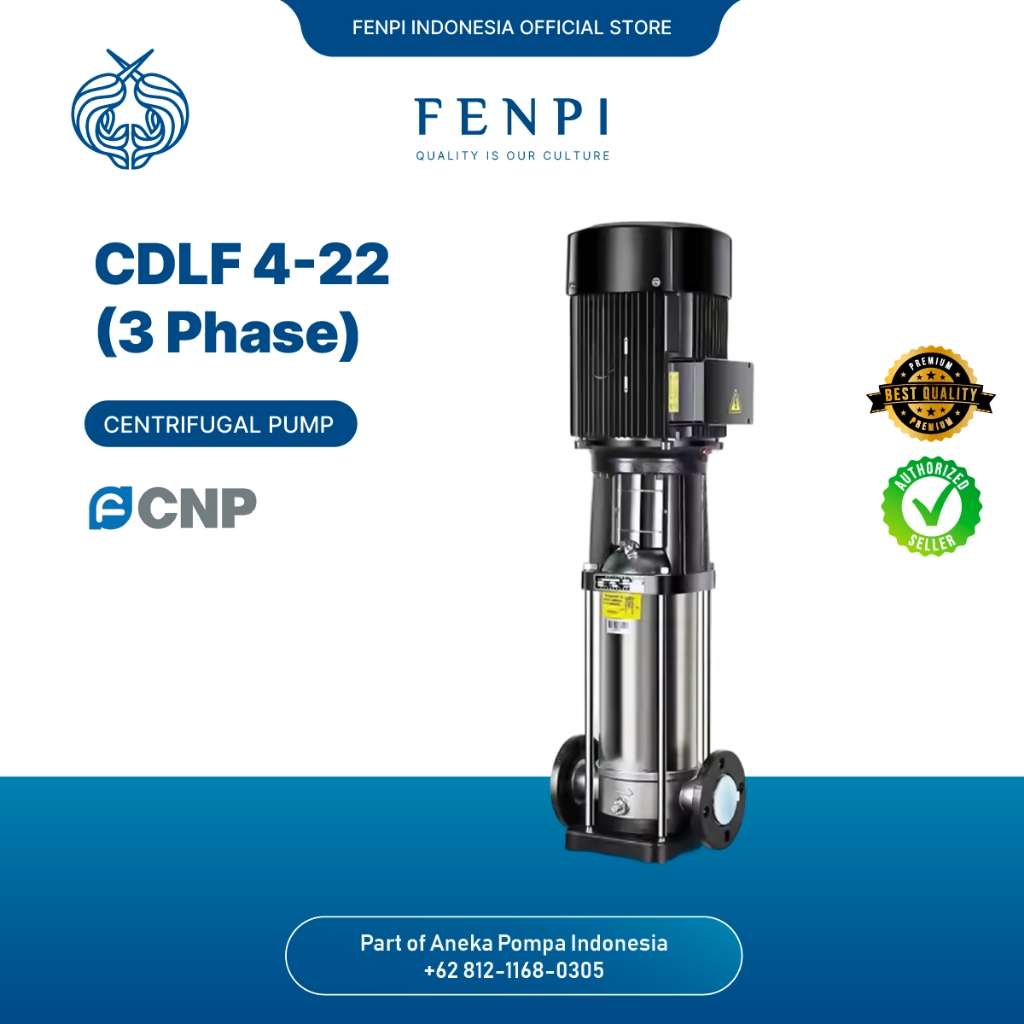 CNP CDLF 4-22 3 Phase 380V - Centrifugal Pump