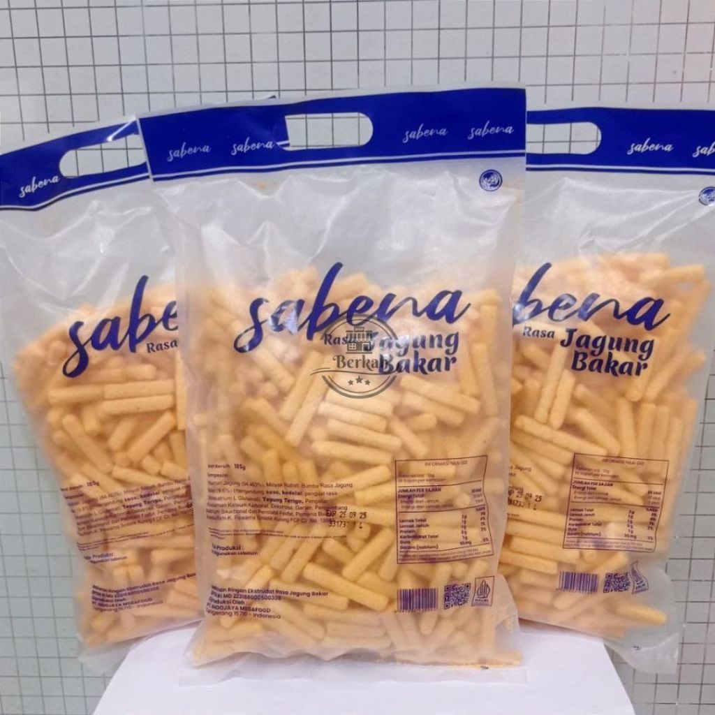 

[Perdus isi 3Pack] Sabena Stik Perpack Berat 340g Rasa Jagung Bakar - Cemilan Viral