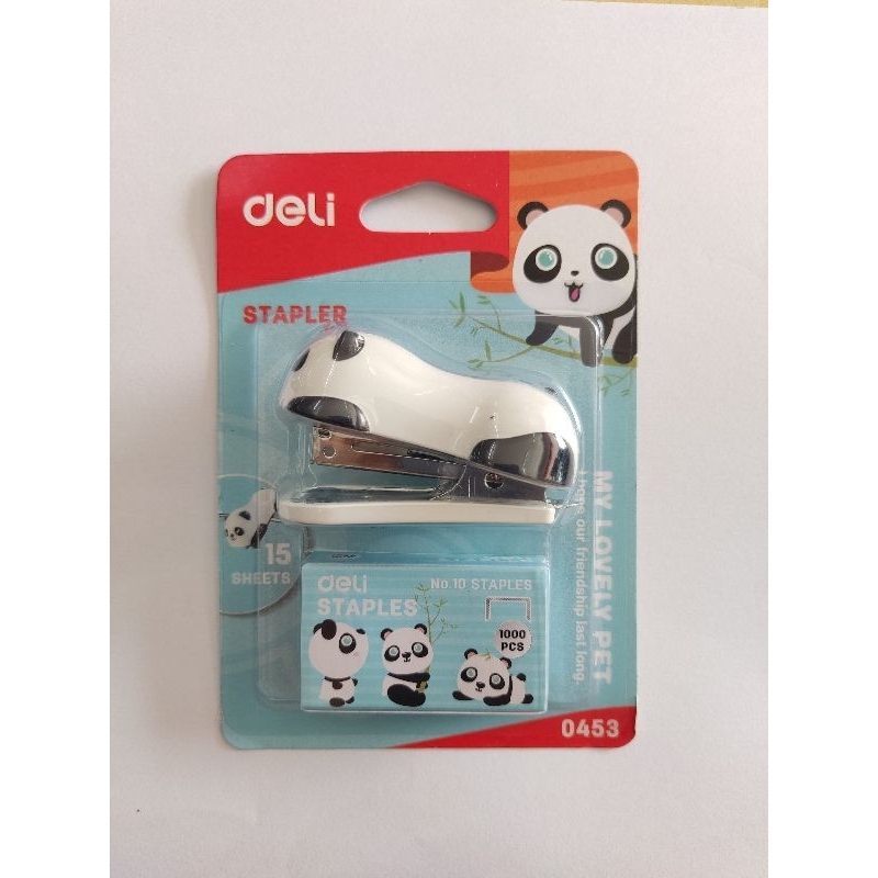 

STAPLER DELI E0453 BENTUK PANDA MINI