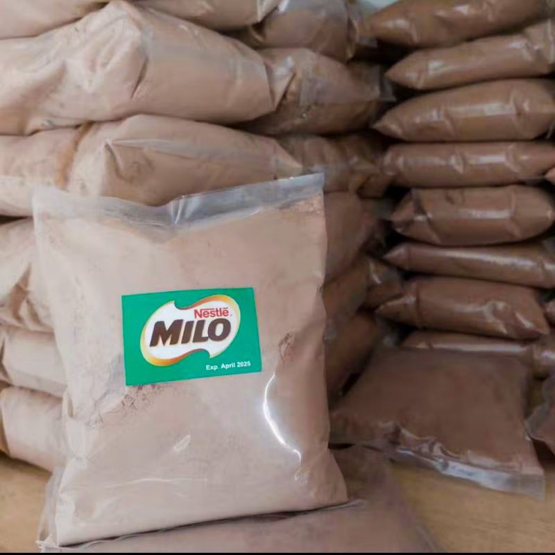 

TERLARIS - BUBUK MILO 1 KG REPACK - BUBUK MINUMAN RASA MILO 1 KG ( ORIGINAL )SUSU BUBUK COKLAT RASA MILO