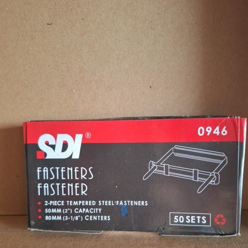 

fastener SDI / Steel fastener (acco fastener besi) isi 50 set