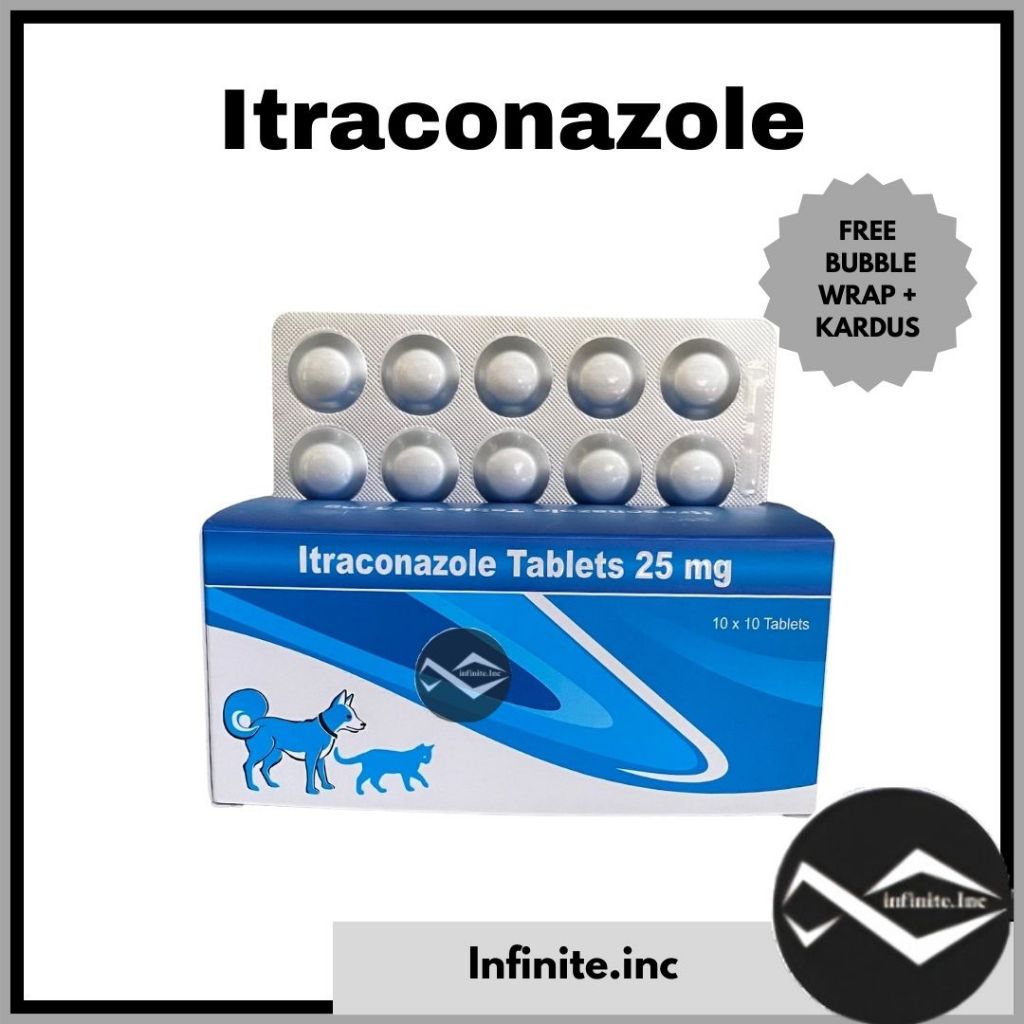 Itraconazole 25 mg 1 box (100tablet)