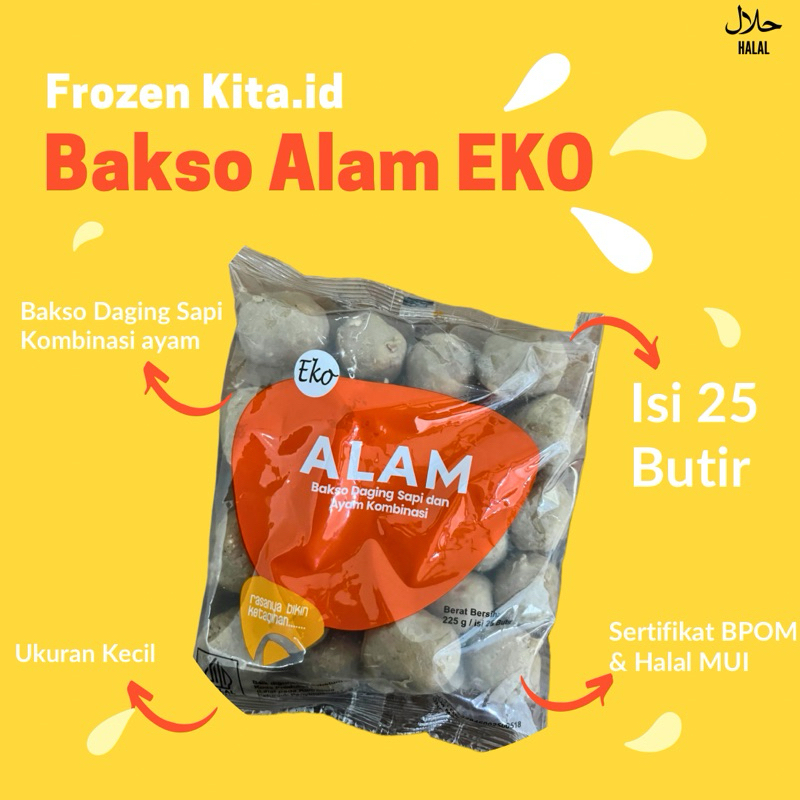 

BAKSO ALAM EKO ISI 25 Butir