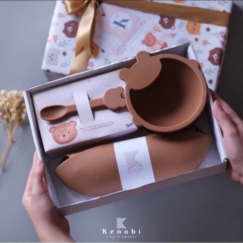 Hampers Alat Makan Bayi - Silicone Set