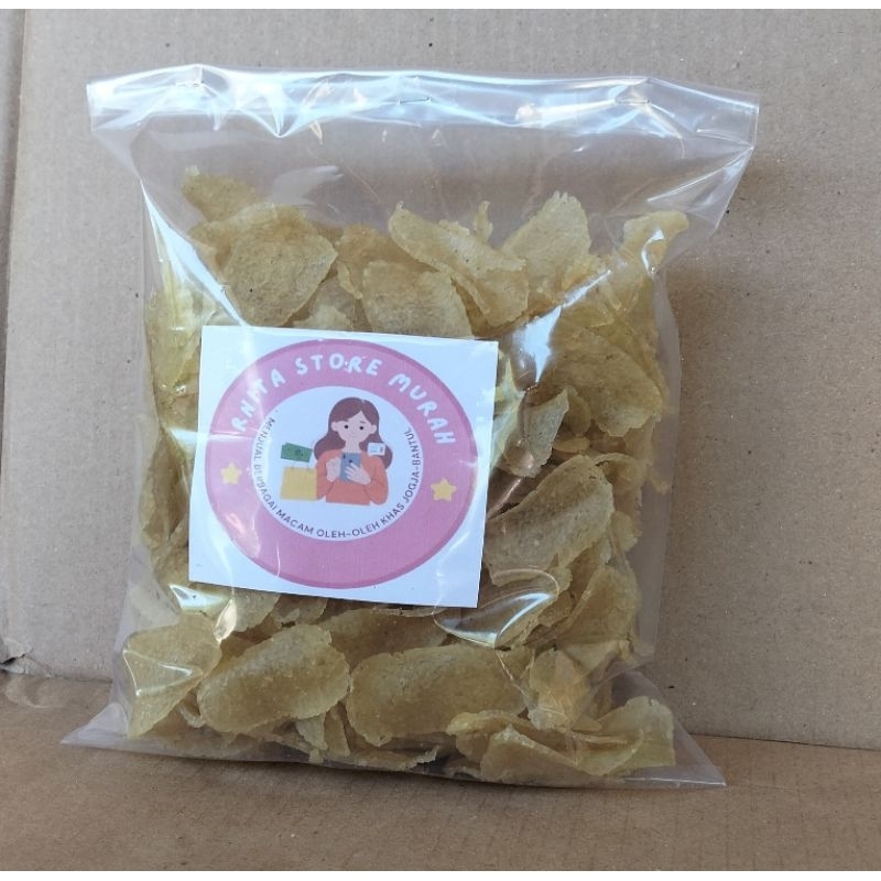 

Krupuk Beras Merah (Puli)/Krupuk Nasi Renyah Gurih Homemade/Halal