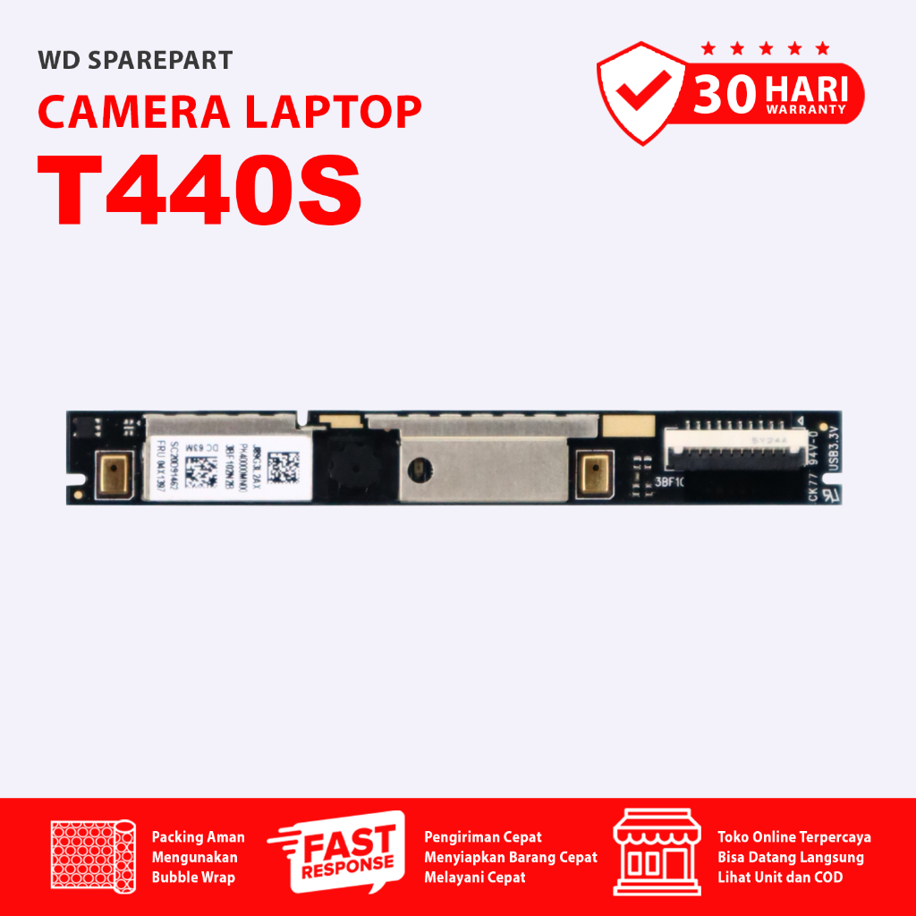 Camera Laptop Lenovo T440S | Webcam Internal Baru + Garansi Resmi