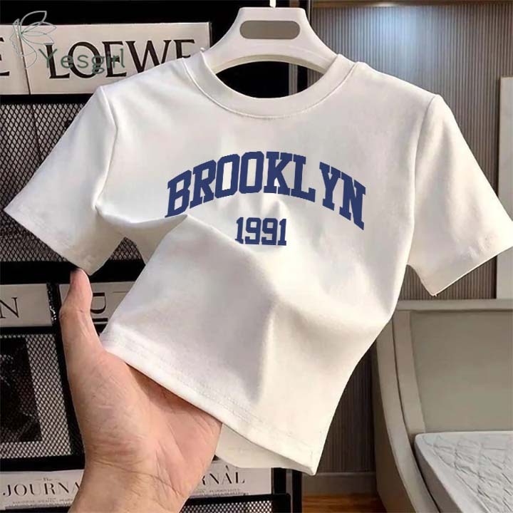 Yesgirl baju atasan wanita terbaru | Pria Wanita Unisex Street Style | kaos ketat wanita atasan kaos