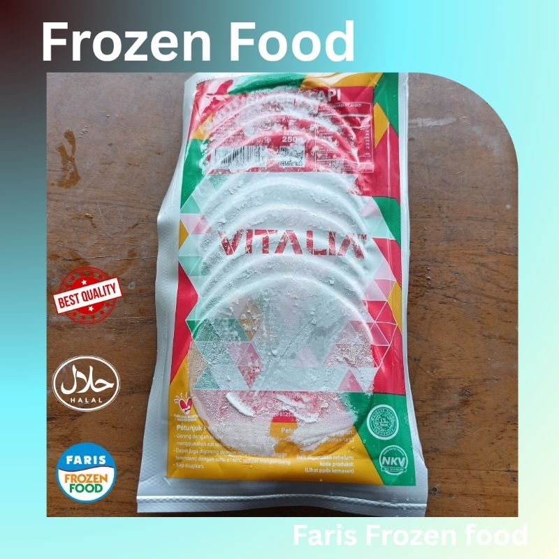 

VITALIA Smoked Beef Slice Burger isian isi 10/20