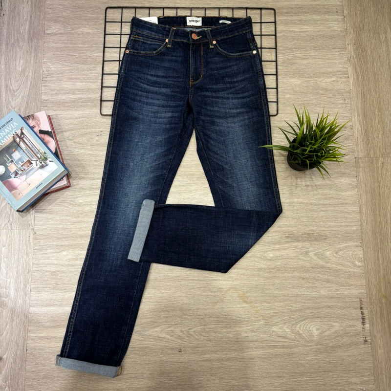 celana jeans panjang wrangler pria original SPENCER // SLIM STRAIGHT